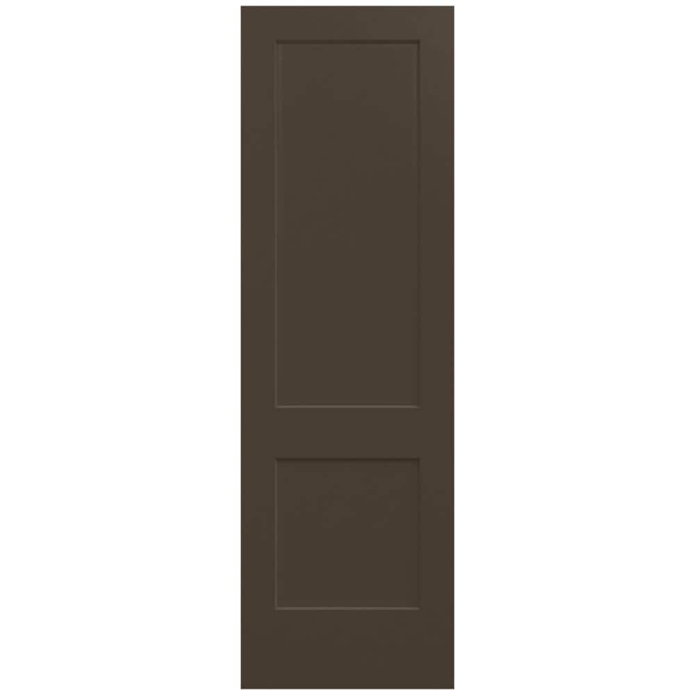 JELD-WEN 30 in. x 96 in. Monroe Dark Chocolate Painted Smooth