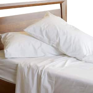 Melange Viscose from Bamboo Cotton Standard Pillowcases (Set of 2) - Snow