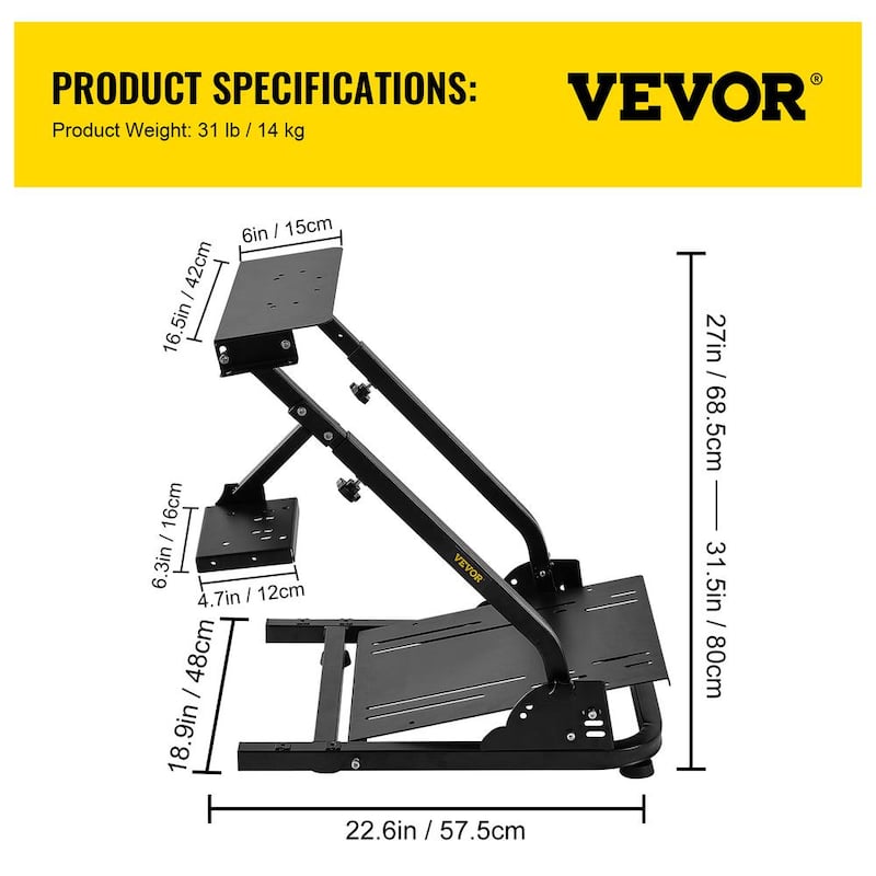 Racing Simulator Cockpit Steering Wheel Stand For G29 Ps4 G920 Xbox Ps Racing Simulator