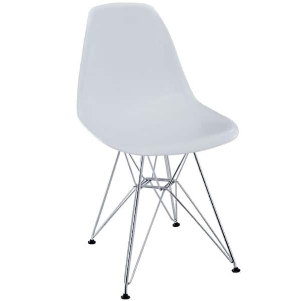 MODWAY Paris White Dining Side Chair