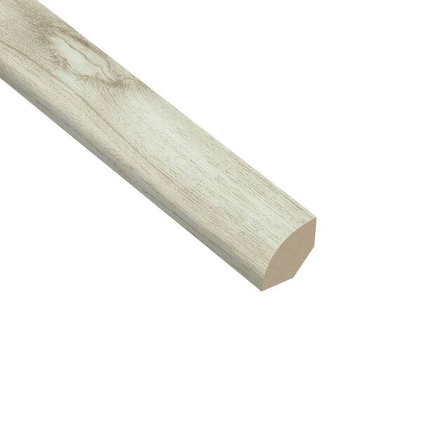 HOMELEGEND Hickory Sand 5/8 in. Thick x 1 in. Wide x 94-1/2 in. Length Vinyl Quarter Round Molding