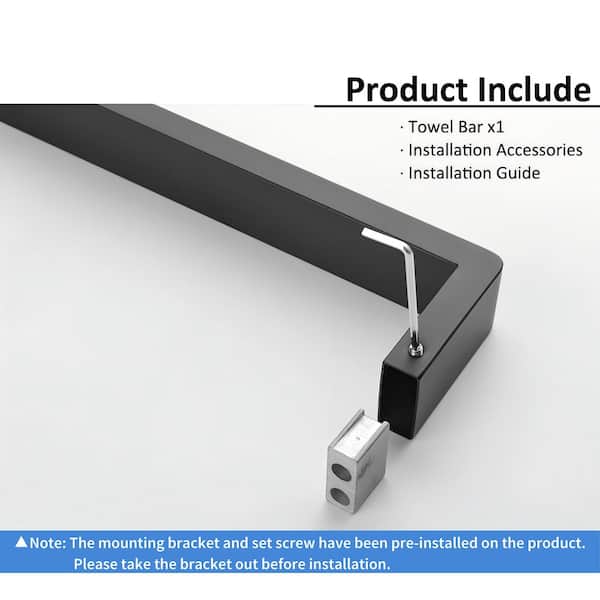 Wall Mounted Electric Towel Warmer Heated Towel Rack With Top Shelf In