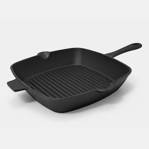 10 in. Square Cast Iron Grill Pan