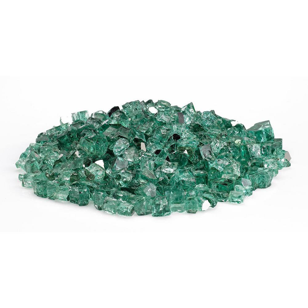 Evergreen Reflective Tempered Fire Pit Glass, 10 lbs