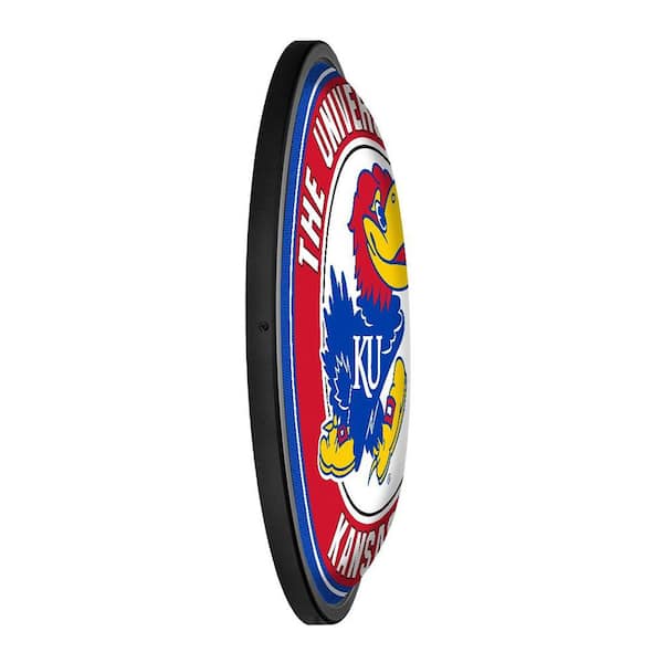 Reviews for The Fan-Brand Kansas Jayhawks: Round Slimline Lighted Wall Sign  18 in. L x 18 in. W x 2.5 in. D