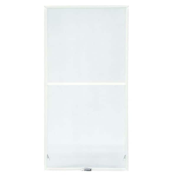 31-7/8 in. x 34-27/32 in. 200 and 400 Series White Aluminum Double-Hung TruScene Window Screen