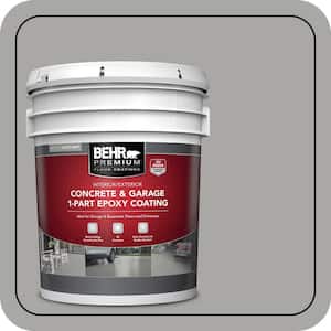 5 gal. #901 Silver Gray Self-Priming 1-Part Epoxy Satin Interior/Exterior Concrete and Garage Floor Paint