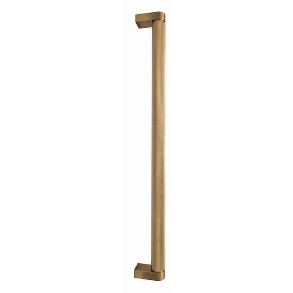 Kent Knurled 16 in. (406 mm) Center-To-Center Industrial Champagne Bronze Appliance Pull