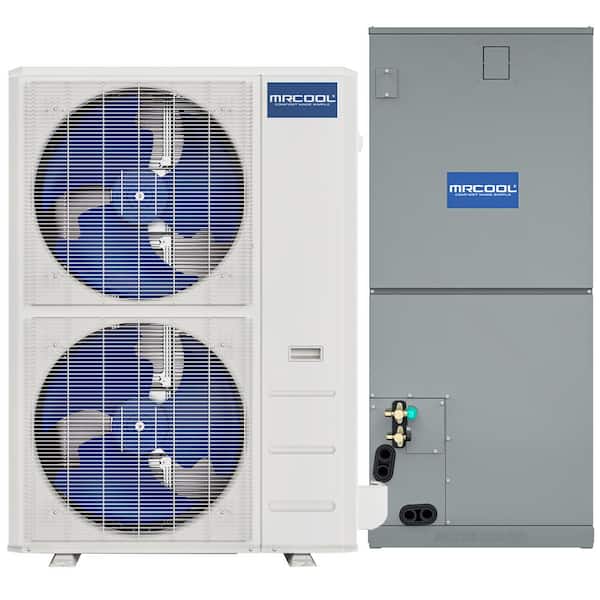 Central Ducted Hyper Heat System 55,000 BTU 4.5-Ton 15.3 SEER2 Heat Pump and Air Handler 230-Volt/60Hz