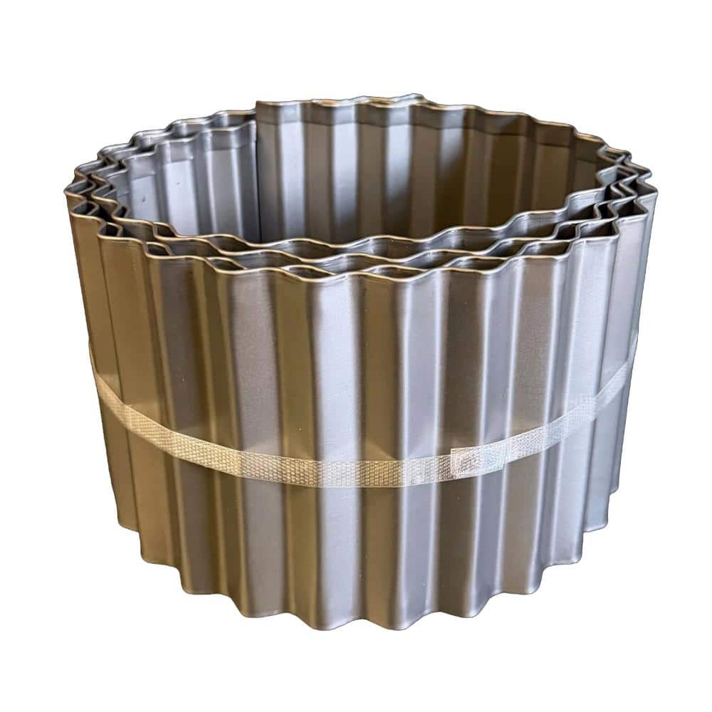 6 in. x 10 ft Corrugated Metal Garden Edging, Steel Landscape Border for Lawn, Flower Bed & Garden Paver Edging, Corten price history on PriceWatchPro