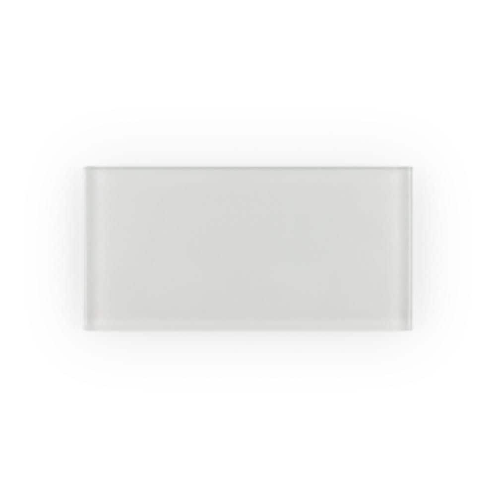 Take Home Tile Sample - Morning Glow 3 in. x 6 in. Subway Gloss Glass price history on PriceWatchPro