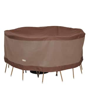 Duck Covers Ultimate 62 in. Dia x 29 in. H Round Table and Chair Set Cover