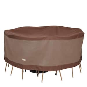 Duck Covers Ultimate 72 in. Dia x 29 in. H Round Table and Chair Set Cover