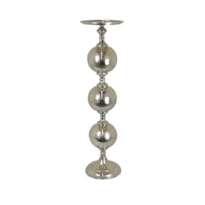 Silver Metal Candle Holder Decoration Sphere