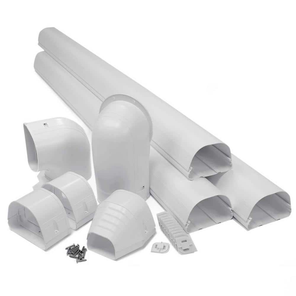 Fortress Lineset Covers 4.5 in.12 ft. Wall Duct Kit White 122 price history on PriceWatchPro