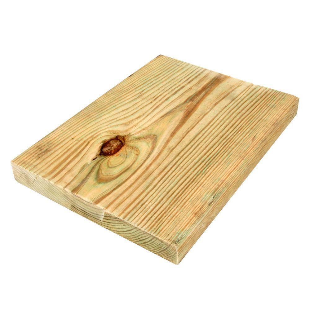 2 In X 12 In X 12 Ft 2 Pressure Treated Lumber 155959 The Home Depot