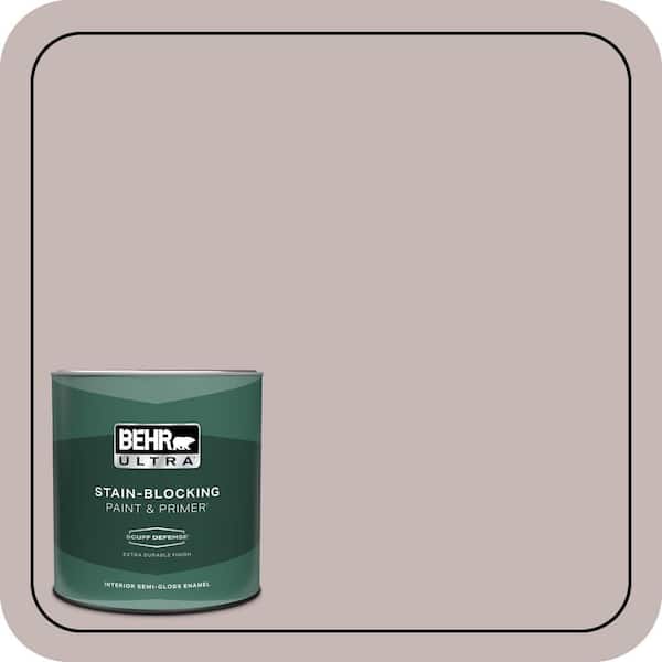 BEHR ULTRA 1 qt. Home Decorators Collection #HDC-CL-25G Georgian Pink Extra Durable Semi-Gloss Enamel Interior Paint & Primer