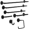 Delta Lyndall Double Towel Hook Bath Hardware Accessory in Matte Black  LDL35-MB - The Home Depot