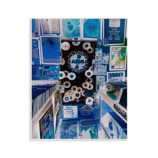 Stupell Industries Vintage Record Store by Graffi*tee Studios Unframed Music Graphic Art Print 14 in. x 11 in.