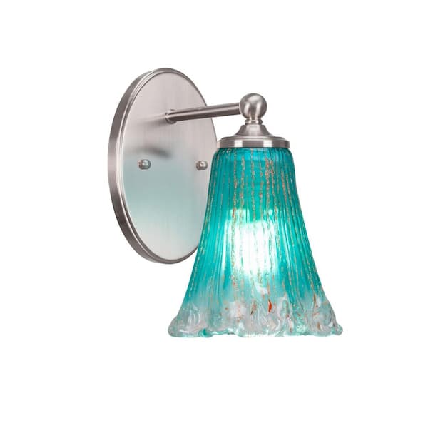 Unbranded Royale 1-Light Brushed Nickel Wall Sconce