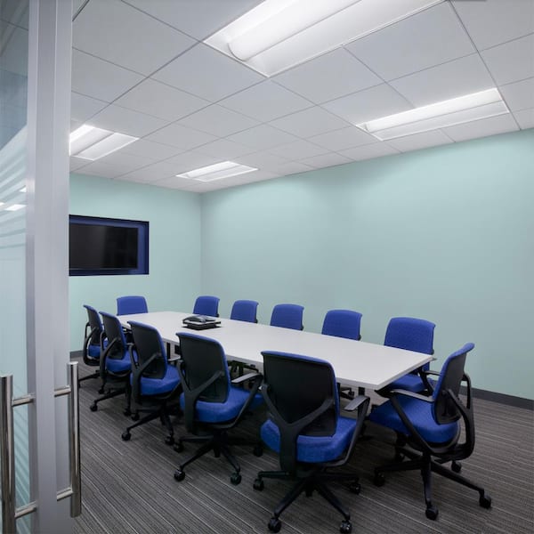 5 gal. #MQ3-54 Dayflower Dead Flat Interior Paint