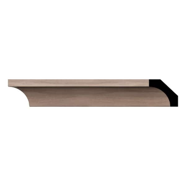 WM86 0.56 in. D x 1.63 in. W x 96 in. L Wood Walnut Crown Moulding