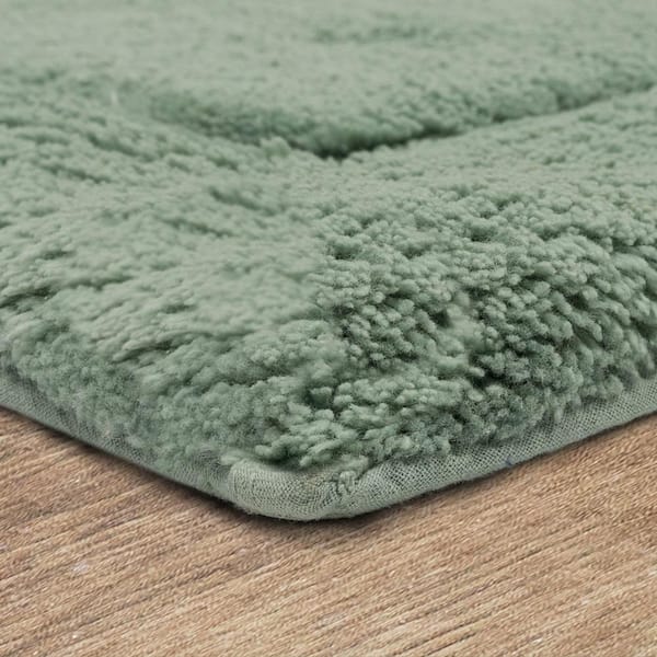 Mohawk Home New Regency Ivy Green 17 in. x 24 in. Polyester Machine  Washable Bath Mat 959189 - The Home Depot