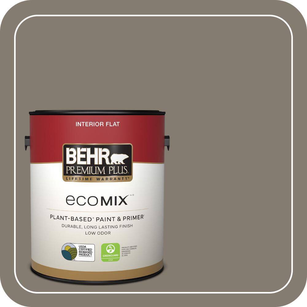 Path Pimer BEHR PREMIUM PLUS 1 gal. #PPF-53 Winding Path Flat EcoMix Plant-Based ...