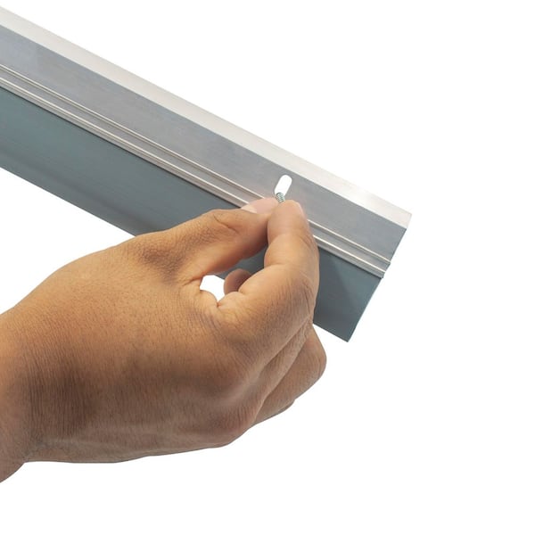 Frost King 2-3/8 in. x 36 in. Silver EX-Heavy Duty Door Sweep A82