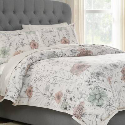 Home Decorators Collection Sidney 3, Queen Bed Duvet Cover Set