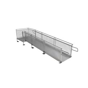 EZ-ACCESS PATHWAY HD 36 ft. Aluminum Code Compliant Modular Wheelchair ...