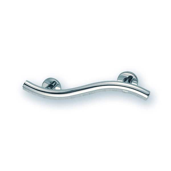 E-Z Grab Majestic Curve Style Concealed Screw 20 in. x 1-1/4 in. Grab Bar in Polished Chrome
