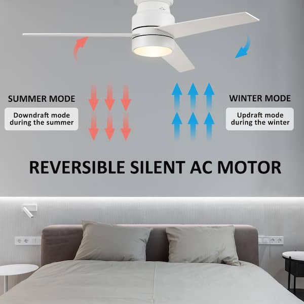 CARRO Ranger 52 in. Integrated LED Indoor White Smart