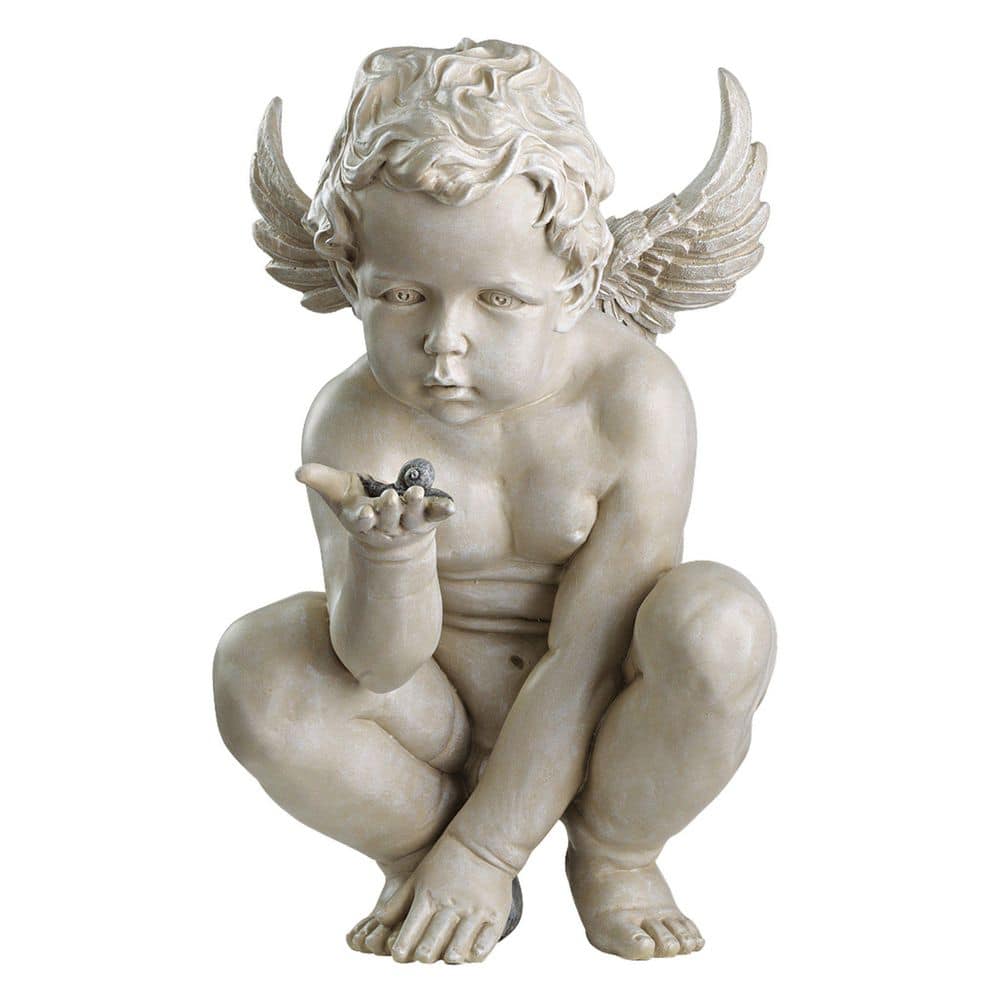 Lifes Mysteries Cherub Garden Statue