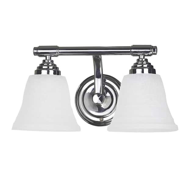 Unbranded Bentley 2-Light Chrome Bath Frame Vanity Light
