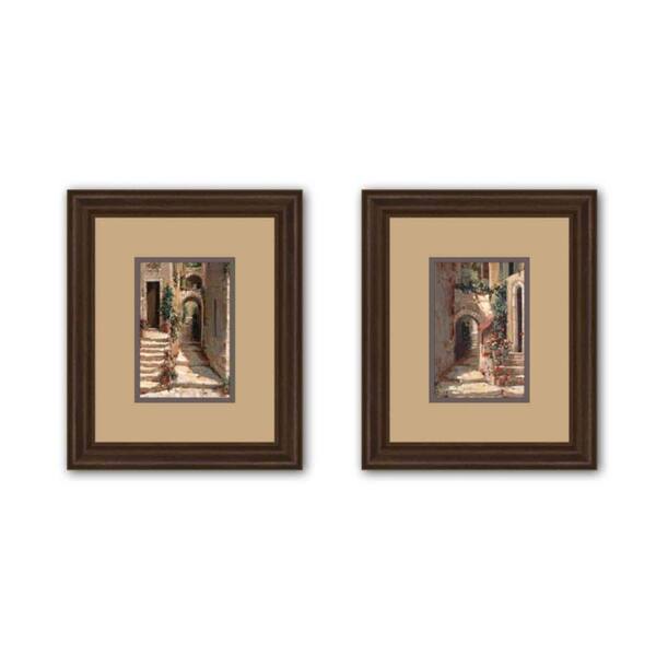 PTM Images 21 in. x 25 in. "Provence Arch" Double Matted Framed Wall Art (2-Piece)