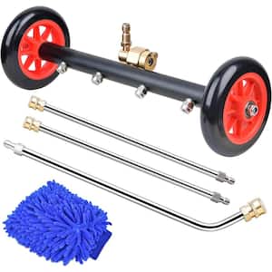 16 in. Pressure Washer Water Broom for Cleaning Surfaces, female to Male