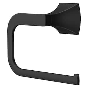 Bruxie Wall Mounted Hand Towel Holder in Matte Black