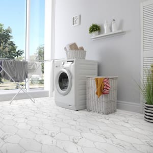 Timeless Provenzal Calacatta 6-1/4 in. x 12-3/4 in. Porcelain Floor and Wall Tile (8.8 sq. ft./Case)