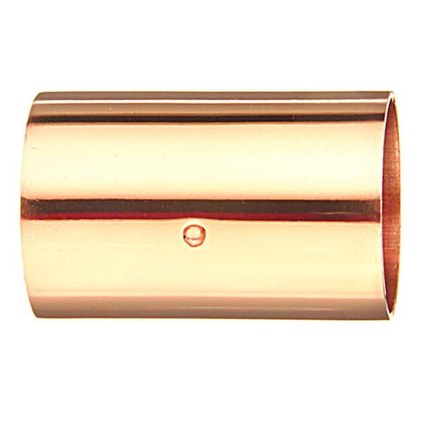 Everbilt 1-1/4 in. Copper C x C Coupling with Stop