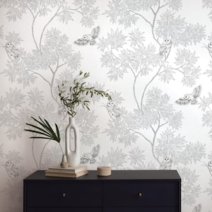 Parliament Snow White Non-Pasted Wallpaper, 56 sq. ft.