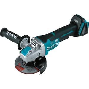 18V LXT Brushless Cordless 4-1/2 in./5 in. Paddle Switch X-LOCK Angle Grinder with bonus 18V 4.0Ah LXT Starter Pack