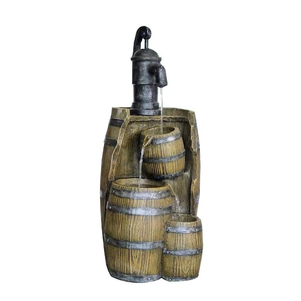 Hampton Bay Pump and Barrel Fountain
