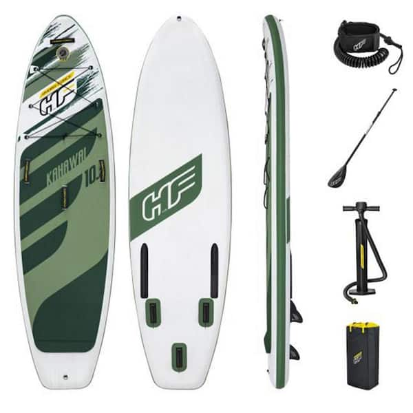 Bestway Hydro Force Kahawai Inflatable 10 ft. Stand Up Paddle Board Water Sport Set