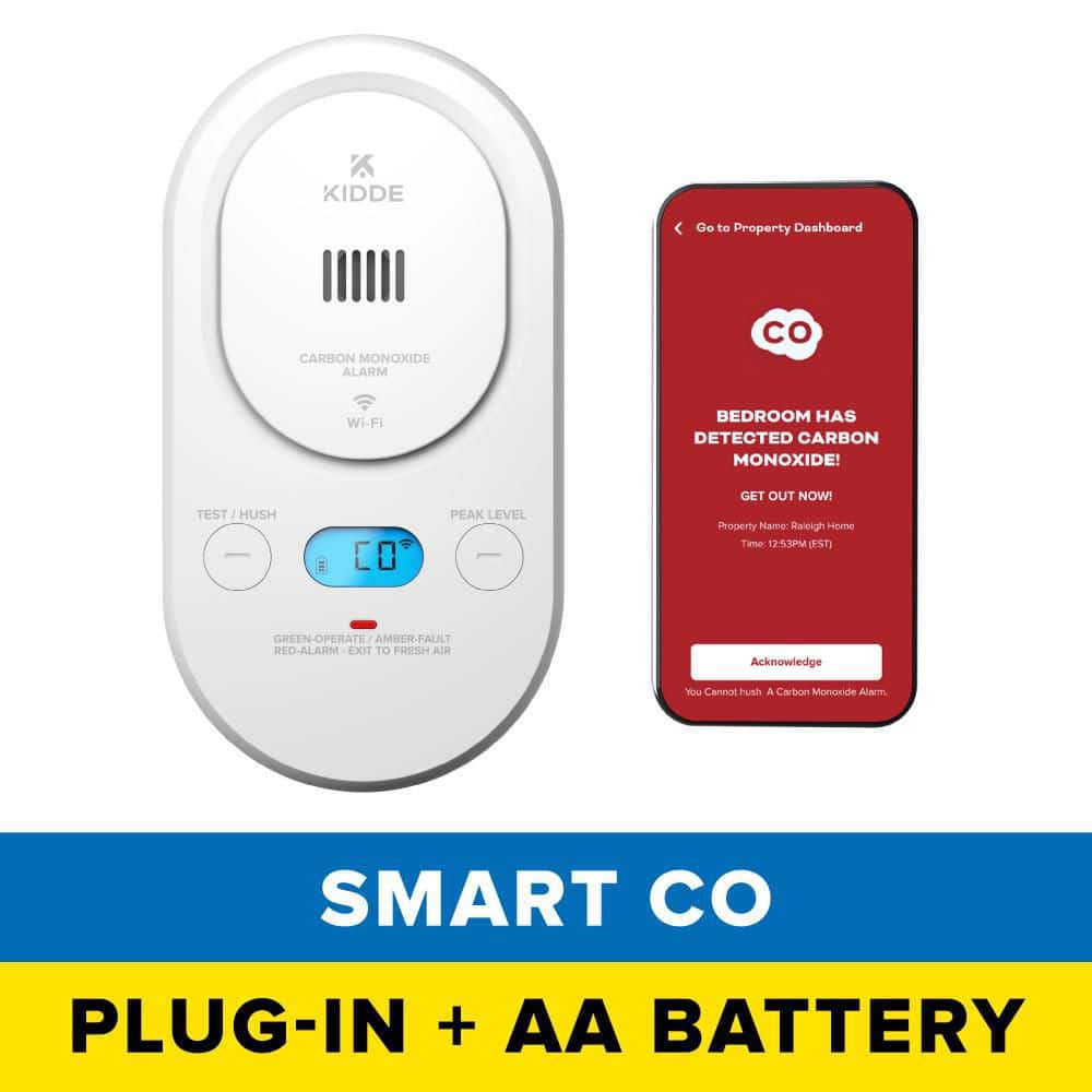 Plug-In Smart Carbon Monoxide Detector for Home with AA Battery Backup, Real-Time Notifications 21033782 price history on PriceWatchPro