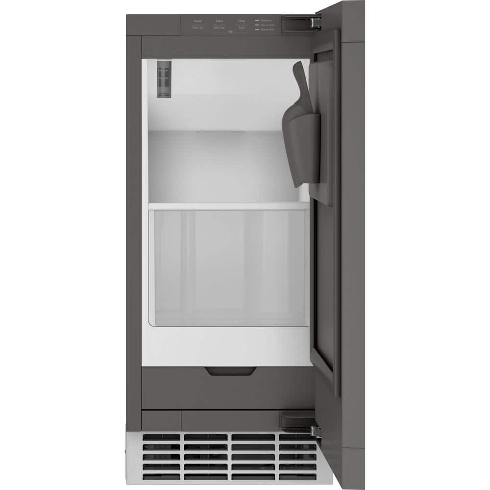 15 in. 50 lb. Nugget Ice Built-in or Freestanding Ice Maker with Custom Pan