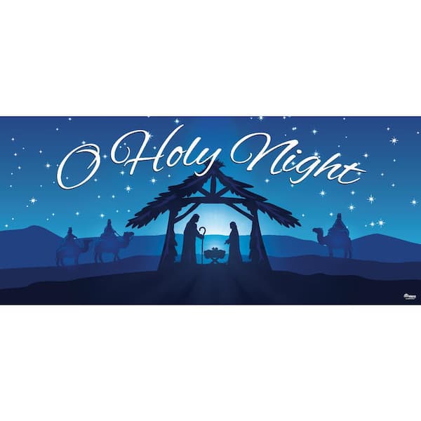 Oh HOly Night-Nativity Scene – Wreath Sign Designs