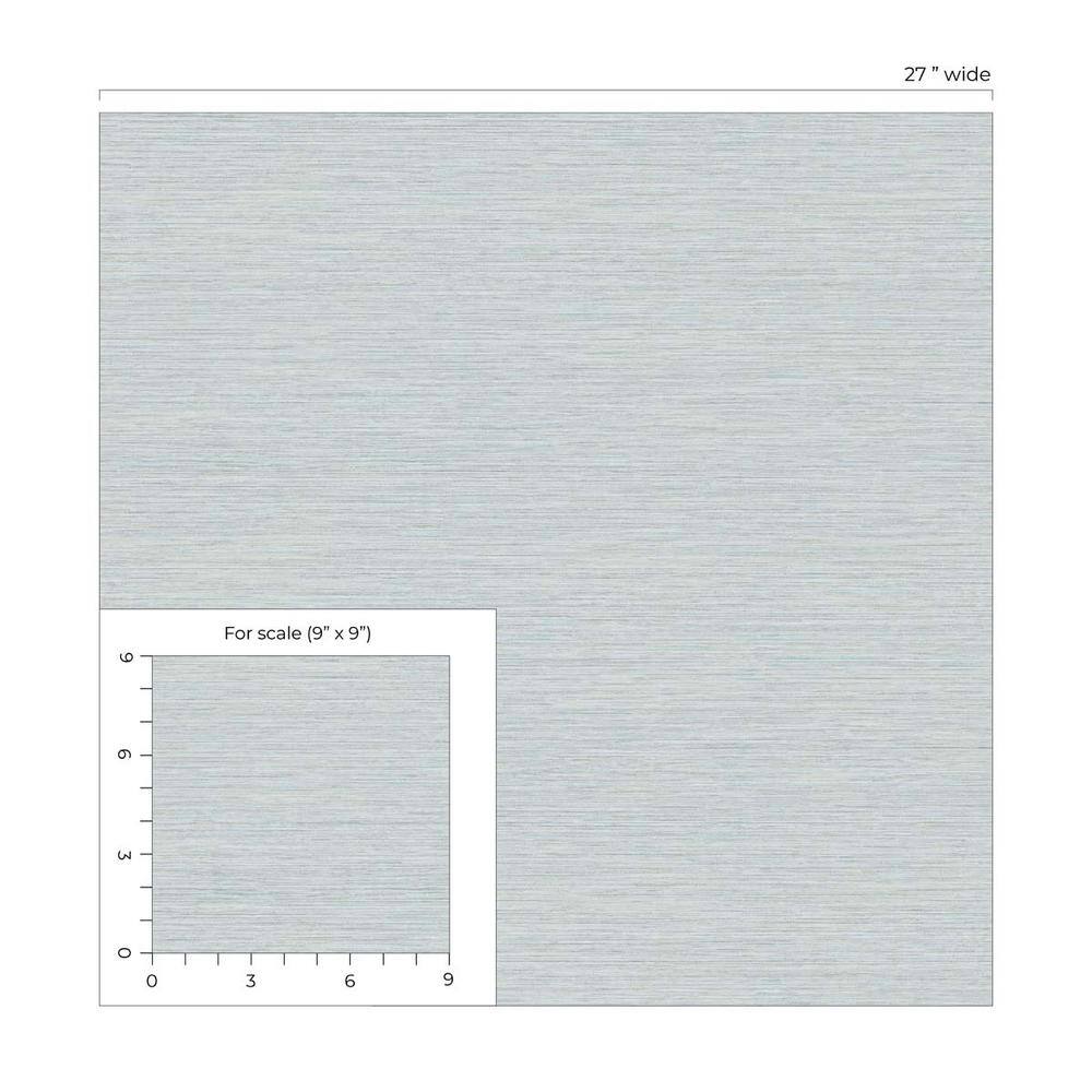 Beryl Blue Embossed 3D Washable Vinyl Wallpaper Roll