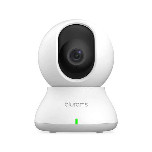 2K Wired Plug-in Smart Indoor Security Camera with 5GHz/2. 4GHz Dual-Band Wifi Color Night Vision 2-Way Talk, White