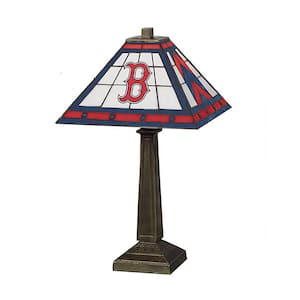 The Memory Company Buffalo Bills Tiffany Lamp 19.5-in Bronze Table Lamp  with Glass Shade in the Table Lamps department at